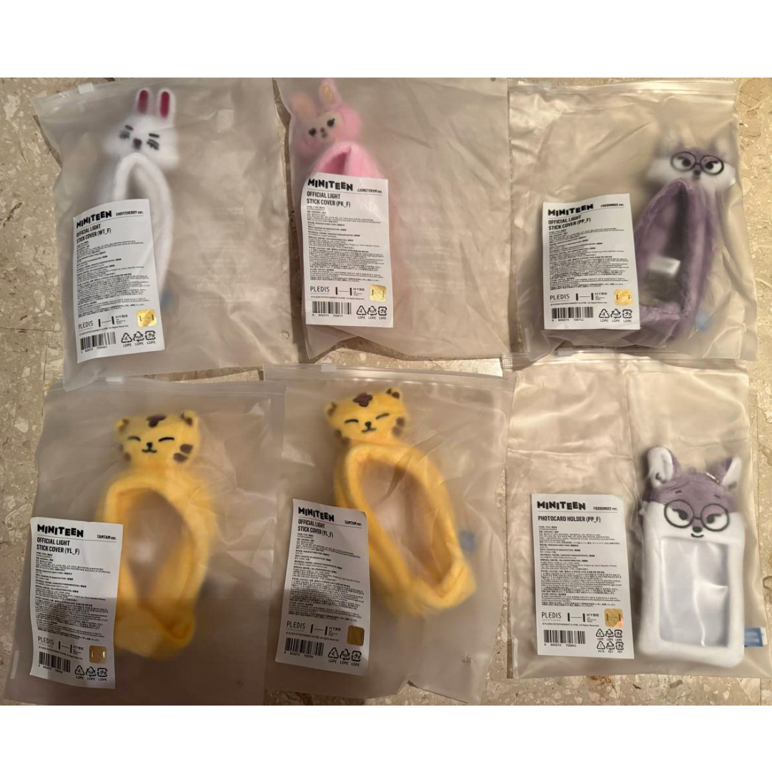 [SEVENTEEN] MINITEEN - Keyring Plush, Lightstick Cover, Photocard Holder