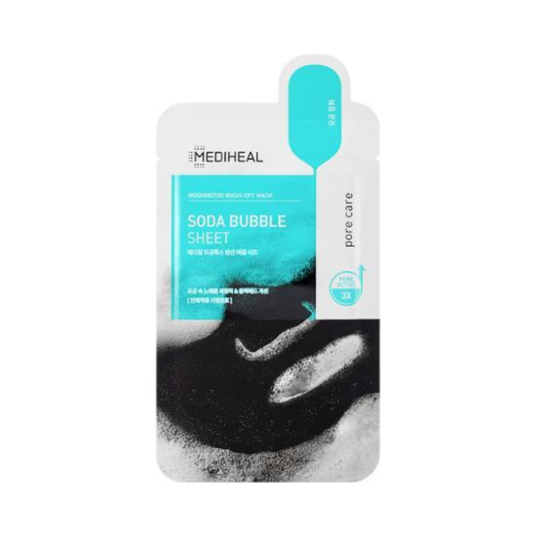 MEDIHEAL Mogongtox Wash-off Soda Bubble Sheet Mask