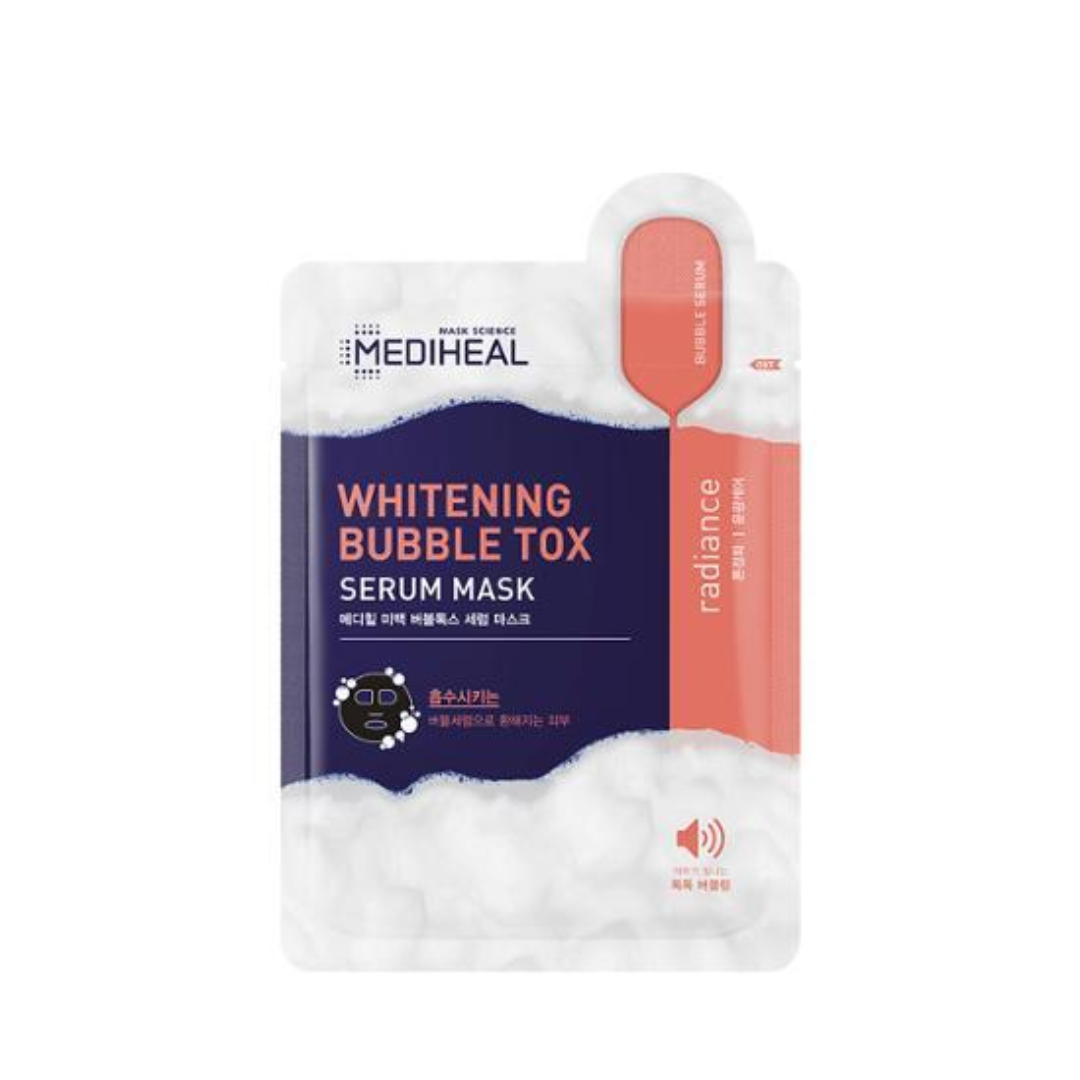 MEDIHEAL Whitening Bubble Tox Serum Mask Sheet Mask