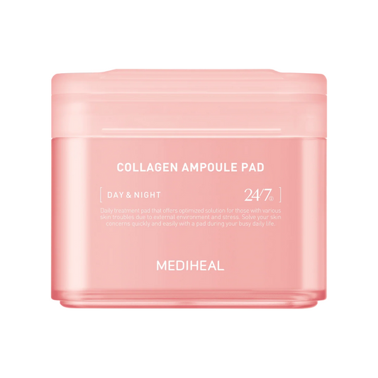 MEDIHEAL Collagen Ampoule Pad (100 sheets + 100 sheets refill)