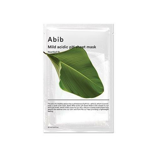 ABIB Mild Acidic pH Sheet Mask Heartleaf Fit