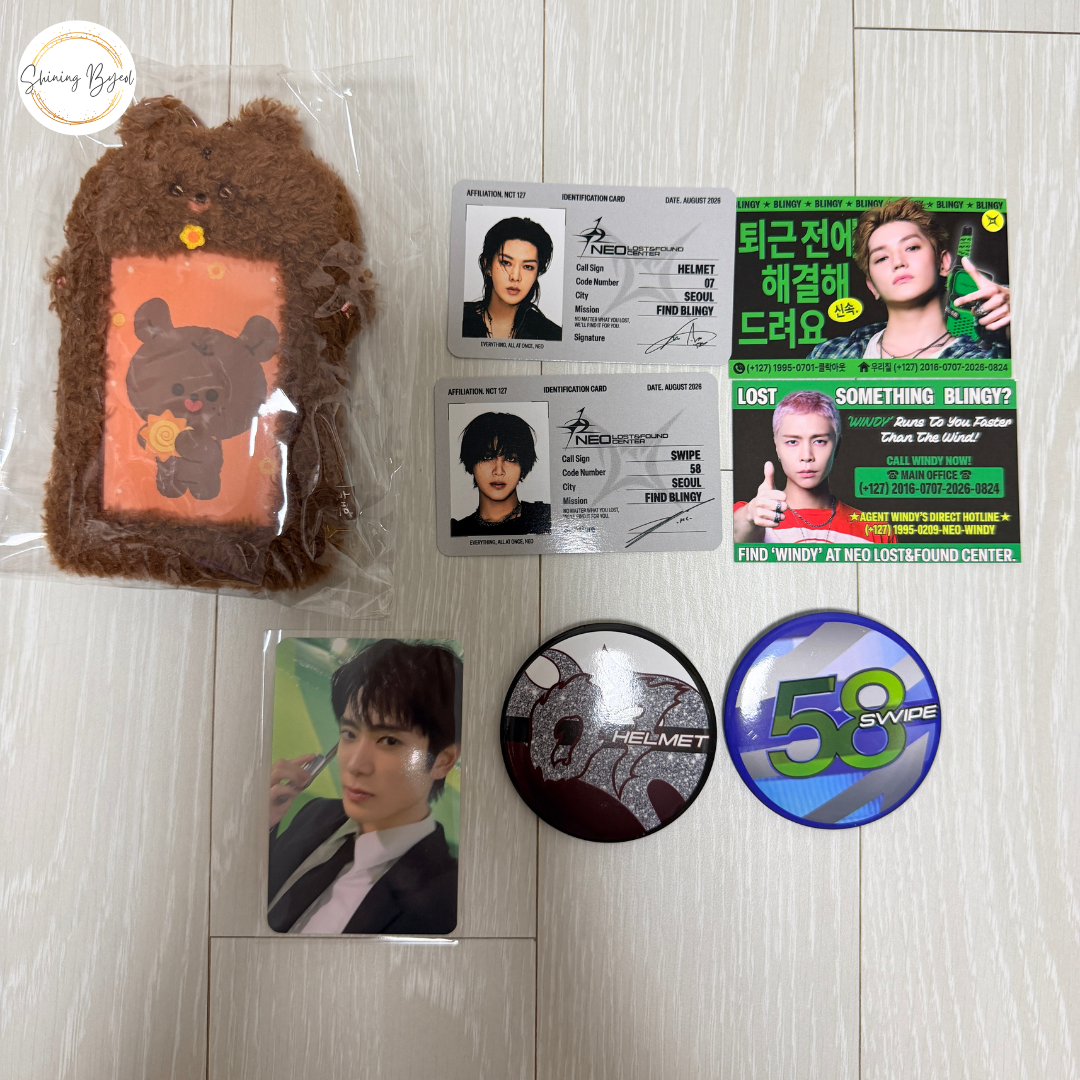 [KADD Instocks] NCT127 - Blingy Popup - Haechan Photocard Holder + PC Set