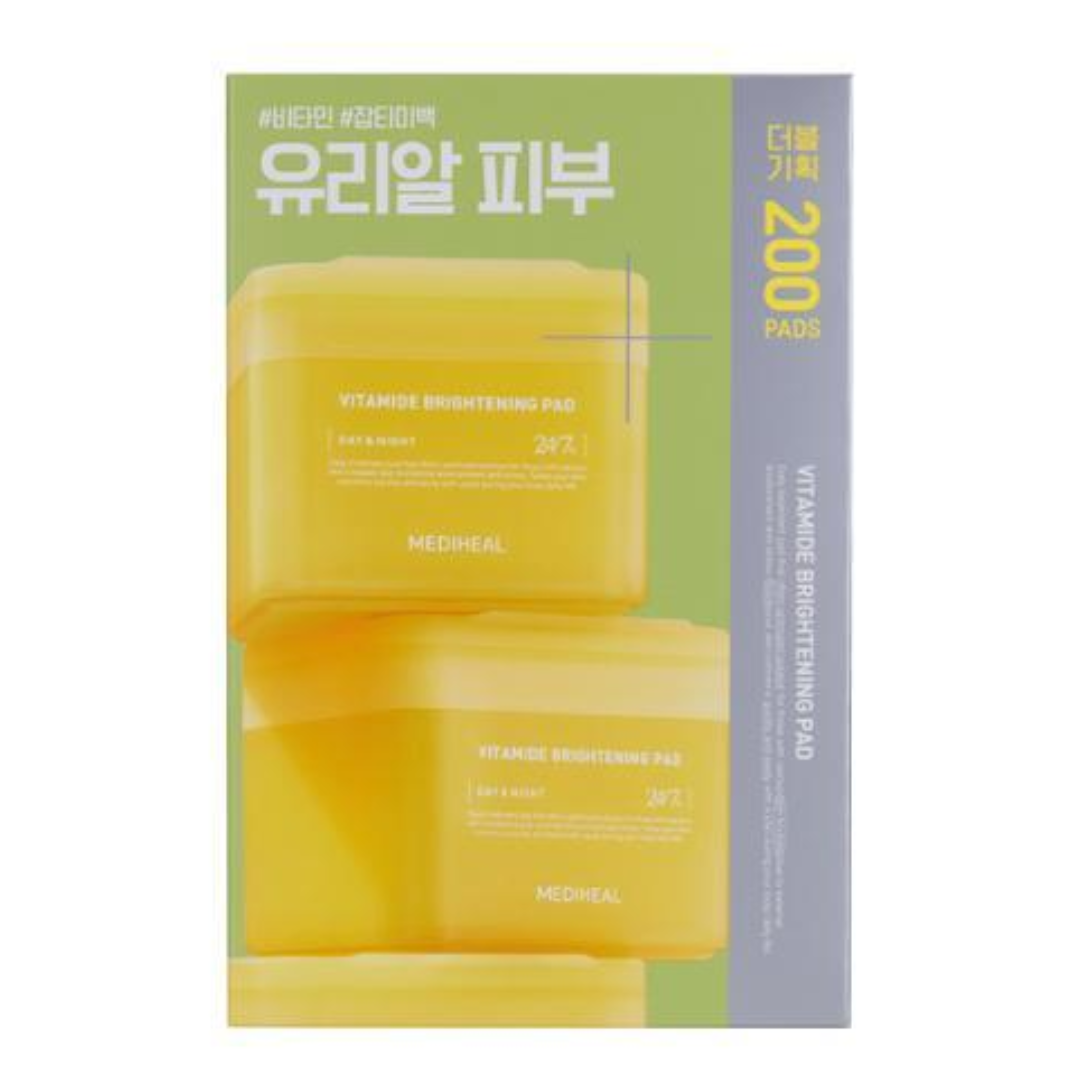 MEDIHEAL Vitamide Brightening Pad (100 sheets + 100 sheets refill)