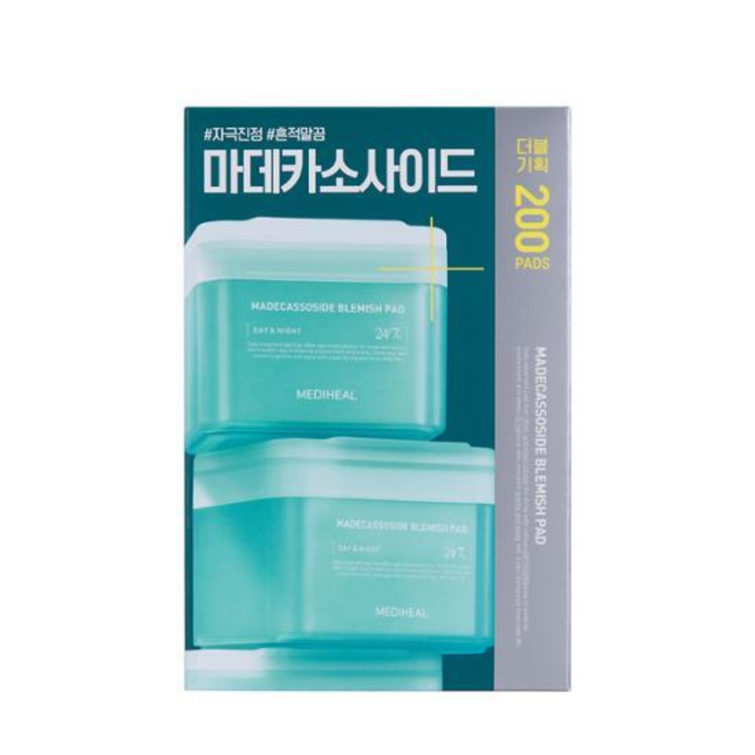 MEDIHEAL Madecassoside Blemish Pad (100 sheets + 100 sheets refill)