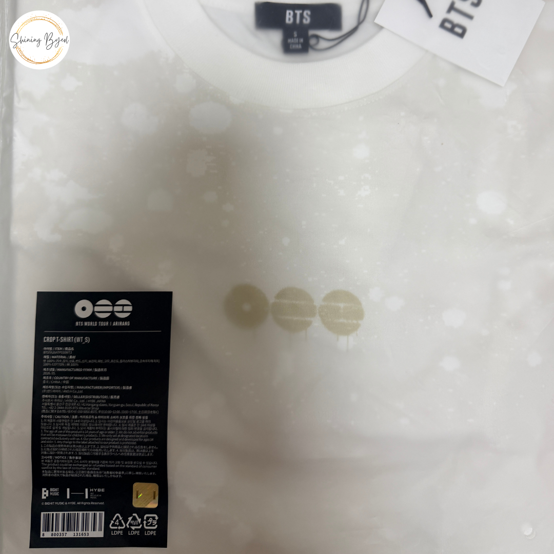 [KADD Instocks] BTS Arirang Tour - Crop Shirt