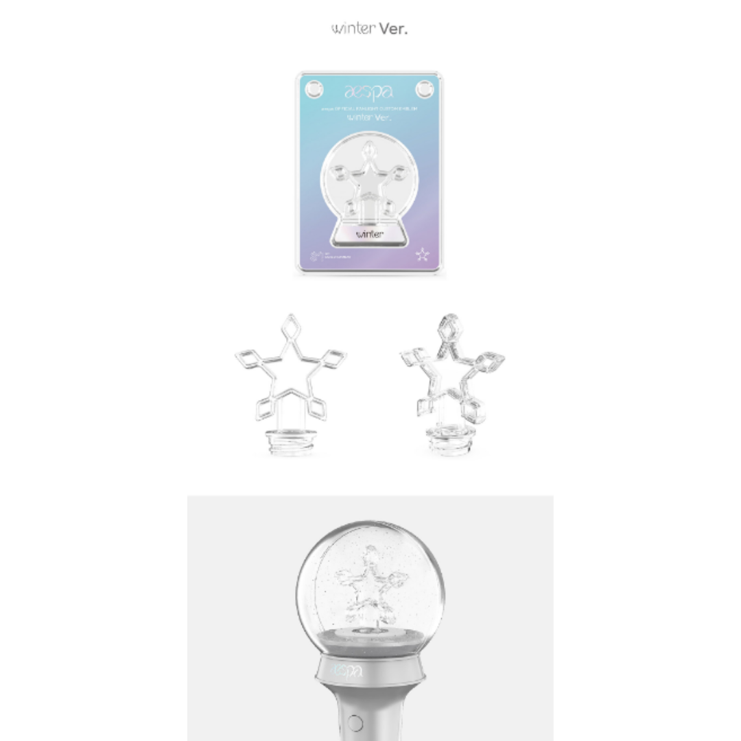 [Ongoing Orders] Aespa Official Lightstick with Random Photocard