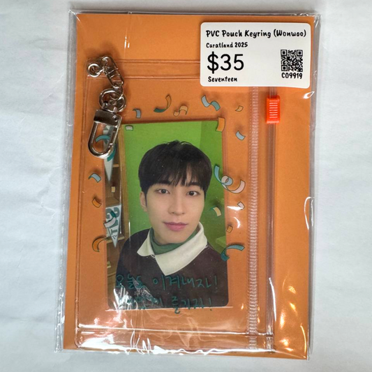 [Lockers] Seventeen - 2025 Caratland - PVC Pouch Keyring (Wonwoo)