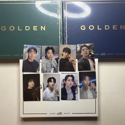 [BTS] Jungkook Golden - Album and Lucky Draw Photo Cards