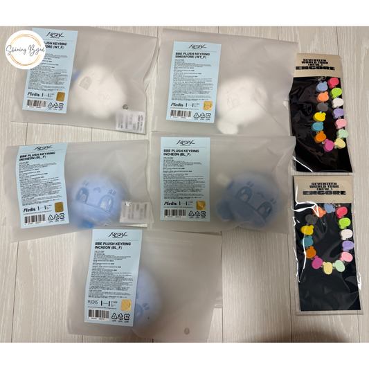 [KADD Instocks] Seventeen - New - Drop Keyring, Bongbongee Plush Keyring