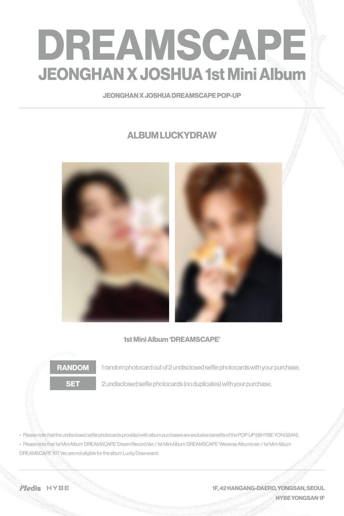 [GO] Seventeen - JxJ - Dreamscape - Popup #GO_SVT_JxJ_Popup