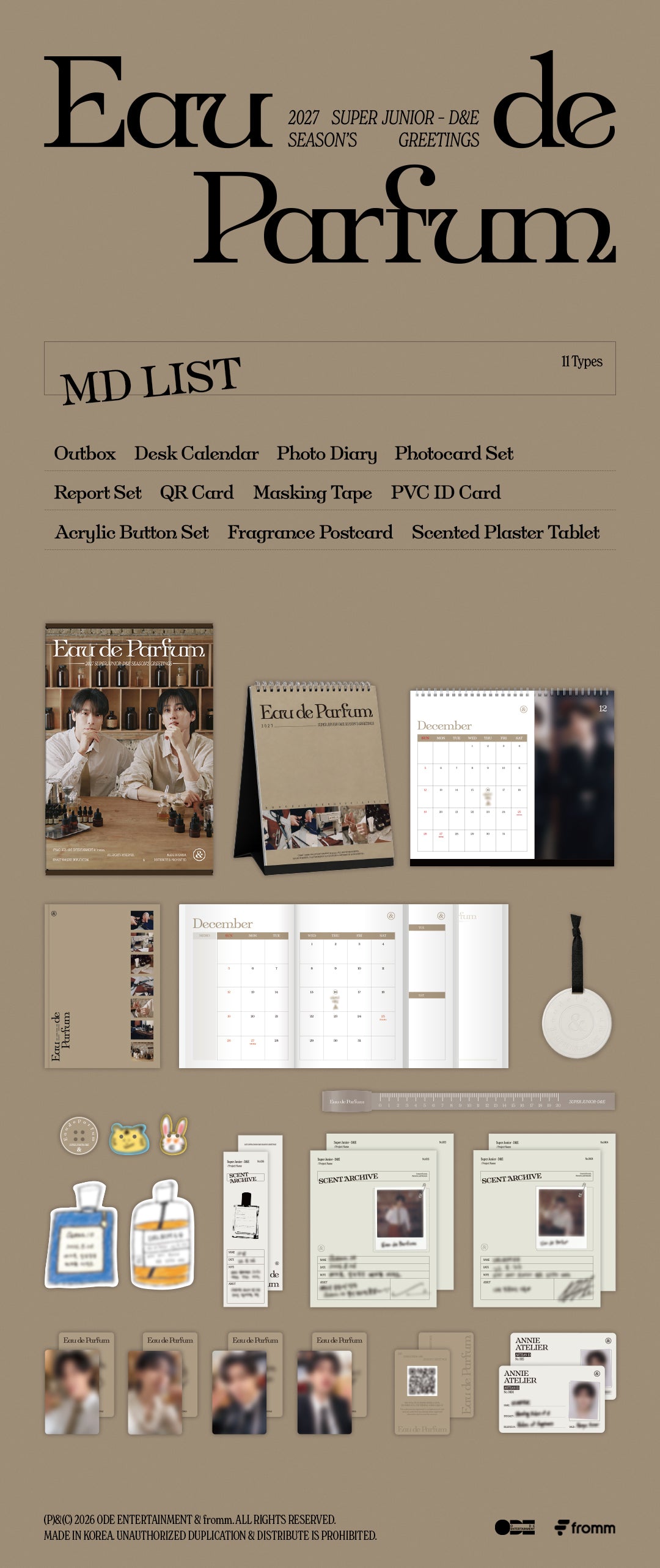 [GO] Super Junior D&E - 2027 Season Greetings #GO_Suju_DE_2027SSG