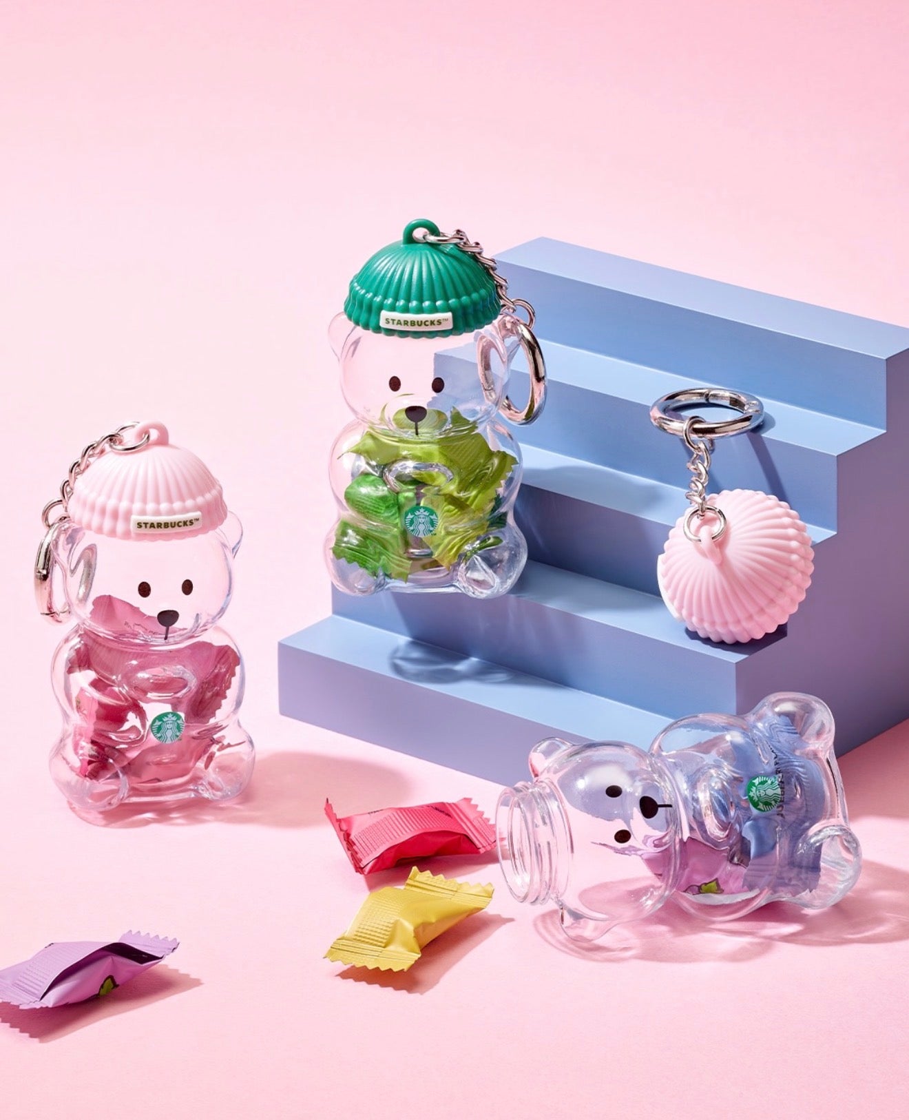 [GO] Starbucks - Bear Keyring #GO_Starbucks_Bearkeyring
