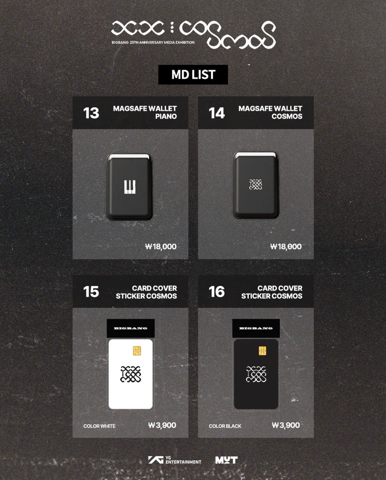 [GO] Big Bang - Cosmos 20th Anniversary #GO_BigBang_Cosmos20thAnniv