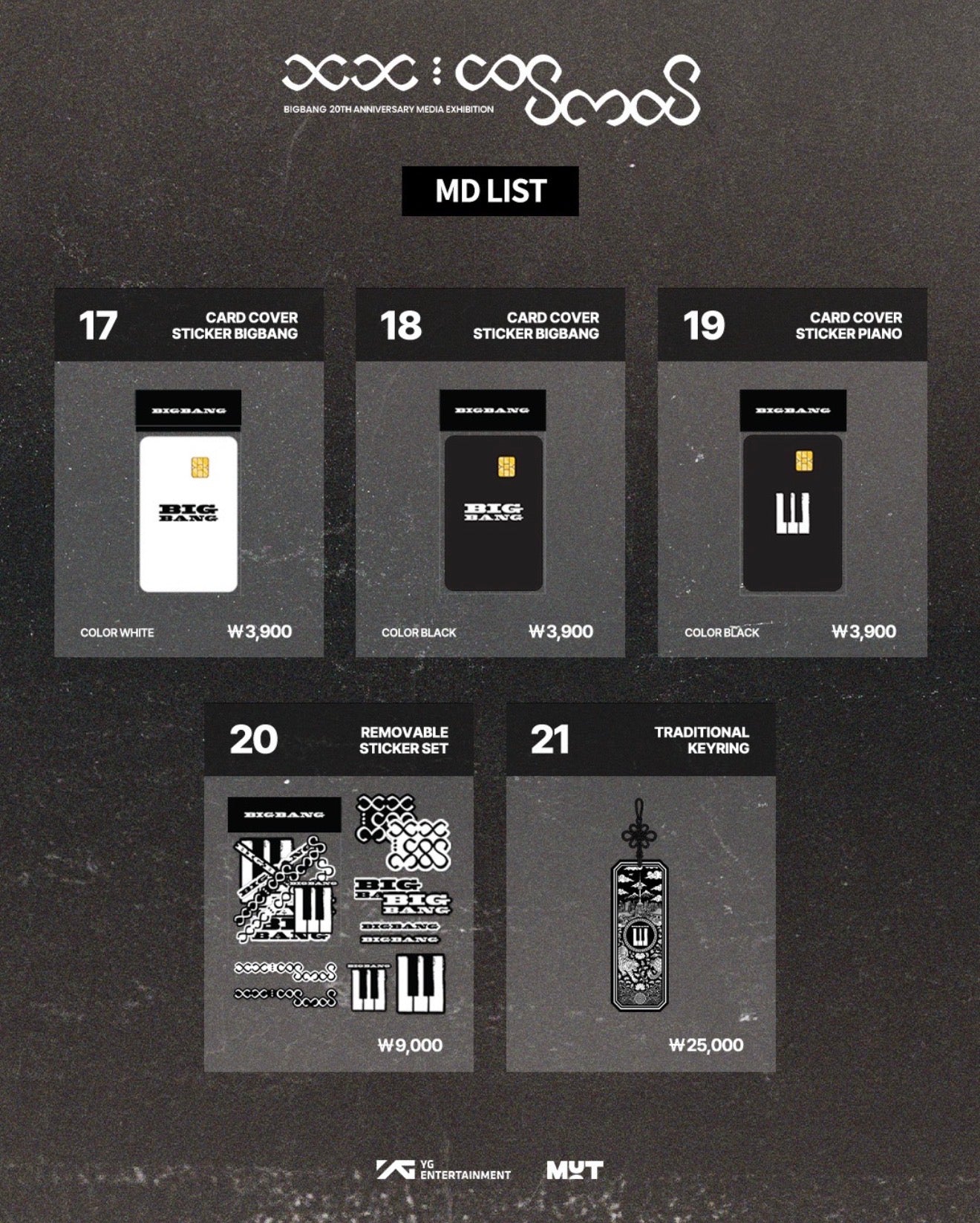 [GO] Big Bang - Cosmos 20th Anniversary #GO_BigBang_Cosmos20thAnniv