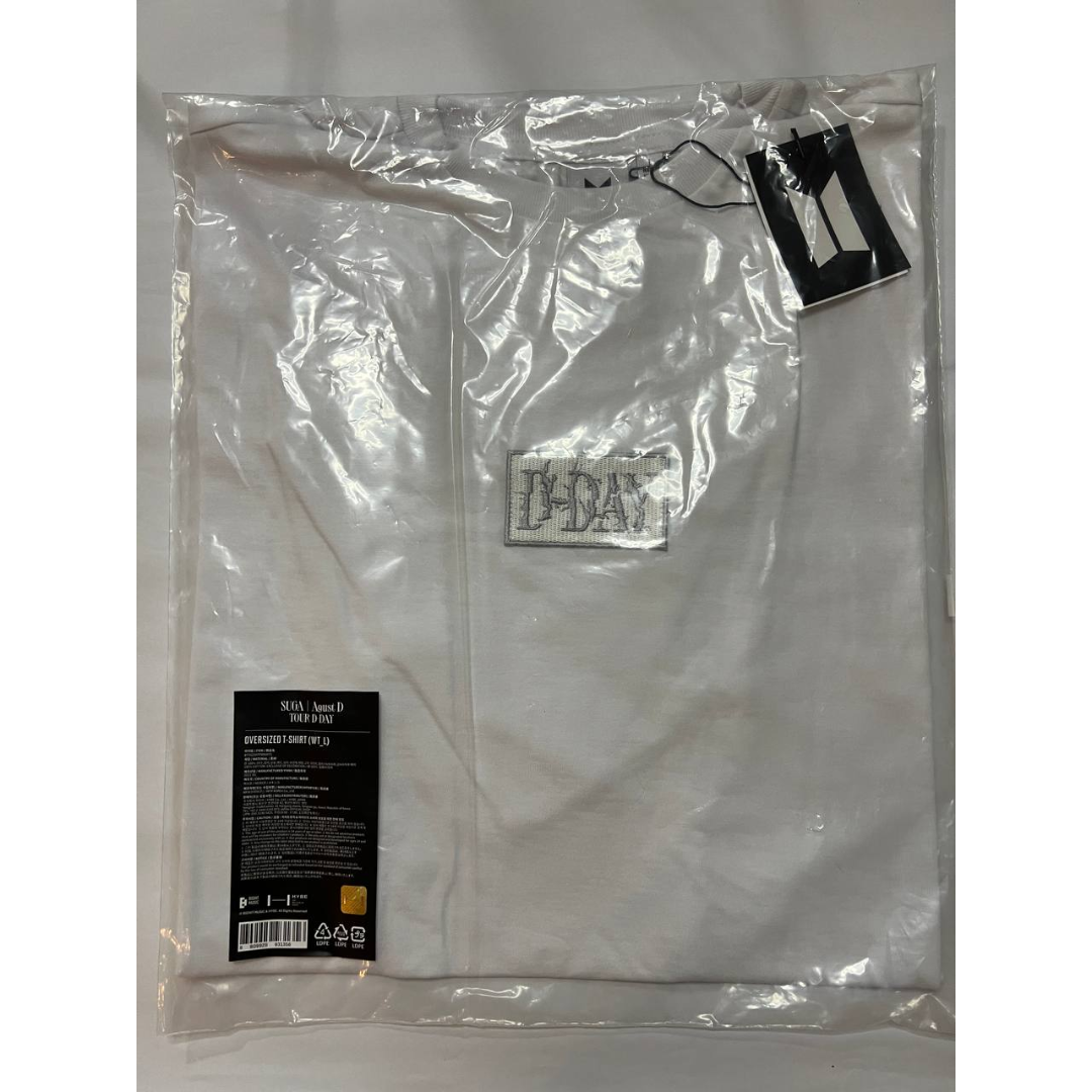 [BTS] SUGA DDAY FINAL Oversized T-Shirt (white)
