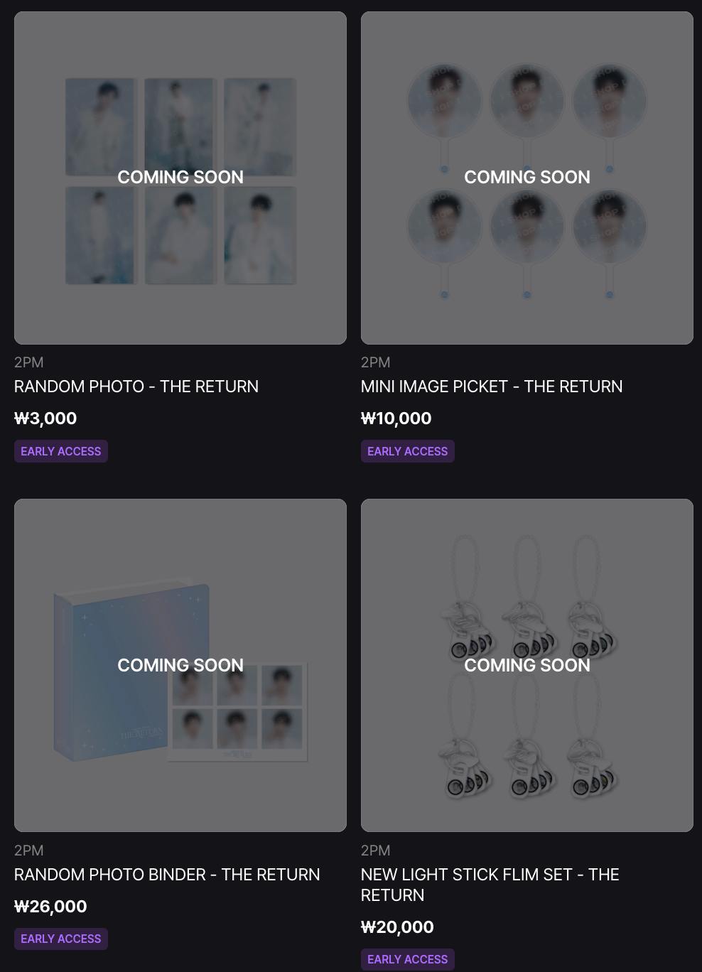 [GO] 2PM - The Return MD #GO_2PM_TheReturn