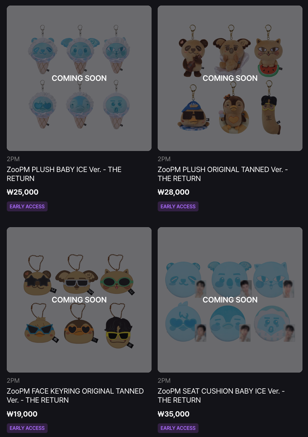 [GO] 2PM - The Return MD #GO_2PM_TheReturn