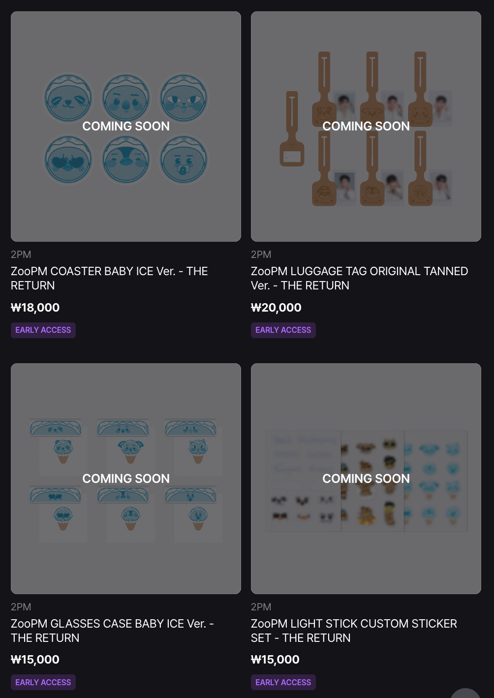[GO] 2PM - The Return MD #GO_2PM_TheReturn