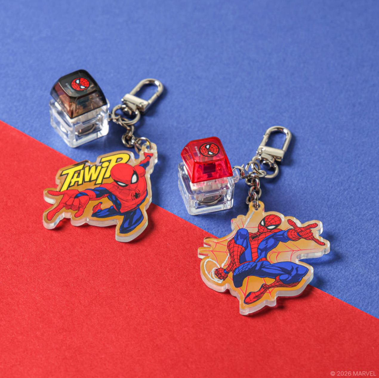 [GO] Spiderman - Keycap Keyring #GO_Spiderman_KeycapKeyring