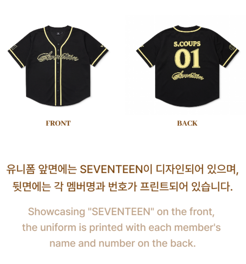 [KADD Instocks] Seventeen - Uniform Shirt - Mingyu