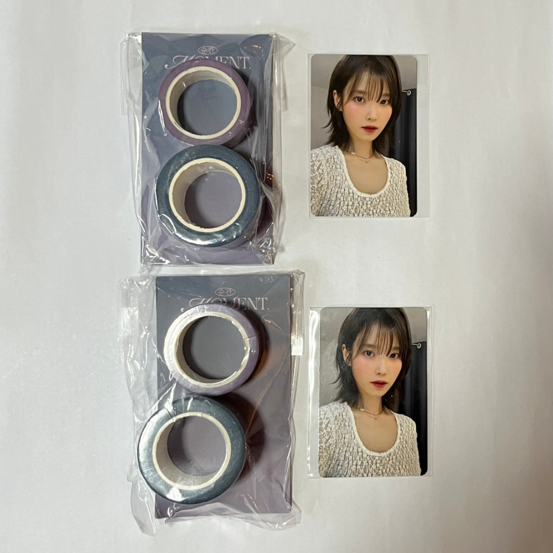 [IU] EXHIBITION "MOMENT" Masking Tape with Photo Card Set