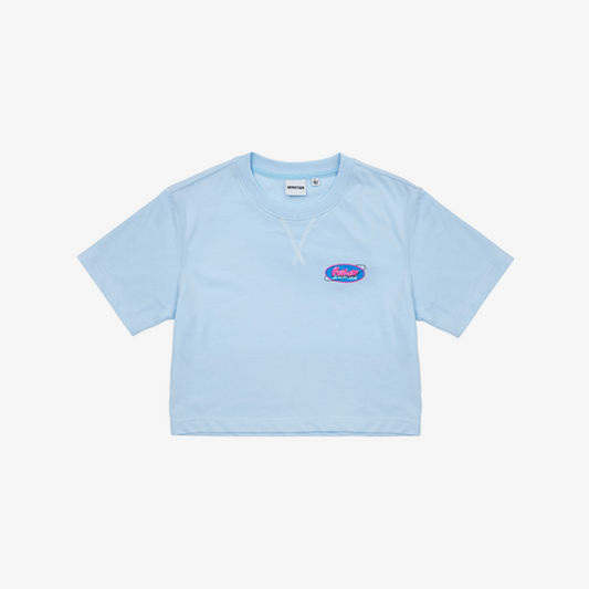 [SEVENTEEN] FOLLOW - Crop T-Shirt (light blue)