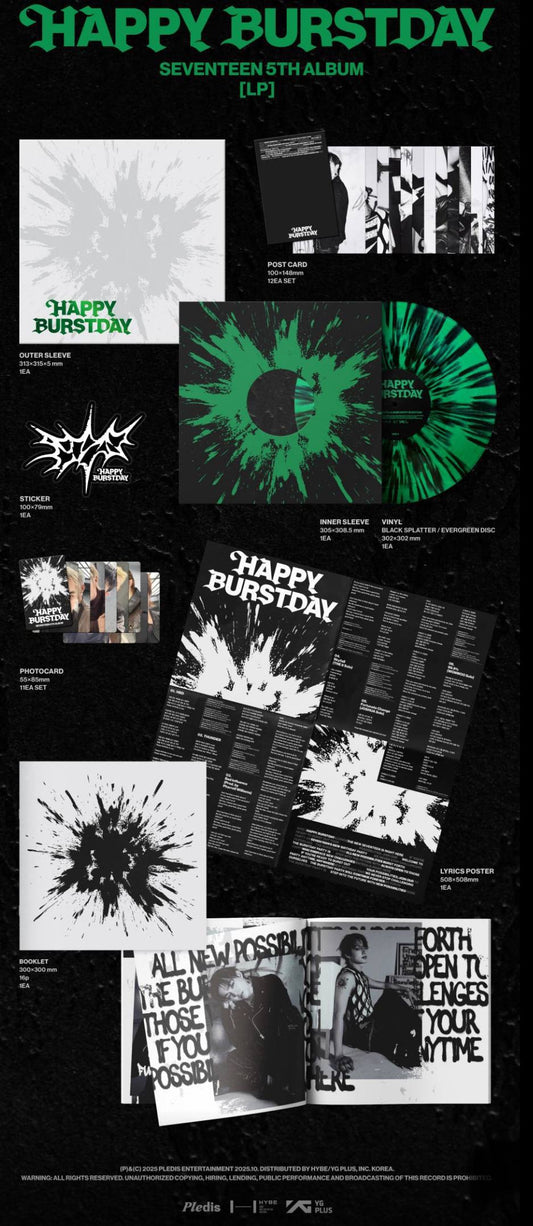 [GO] Seventeen- Happy Burstday LP #GO_SVT_HappyBurstdayLP