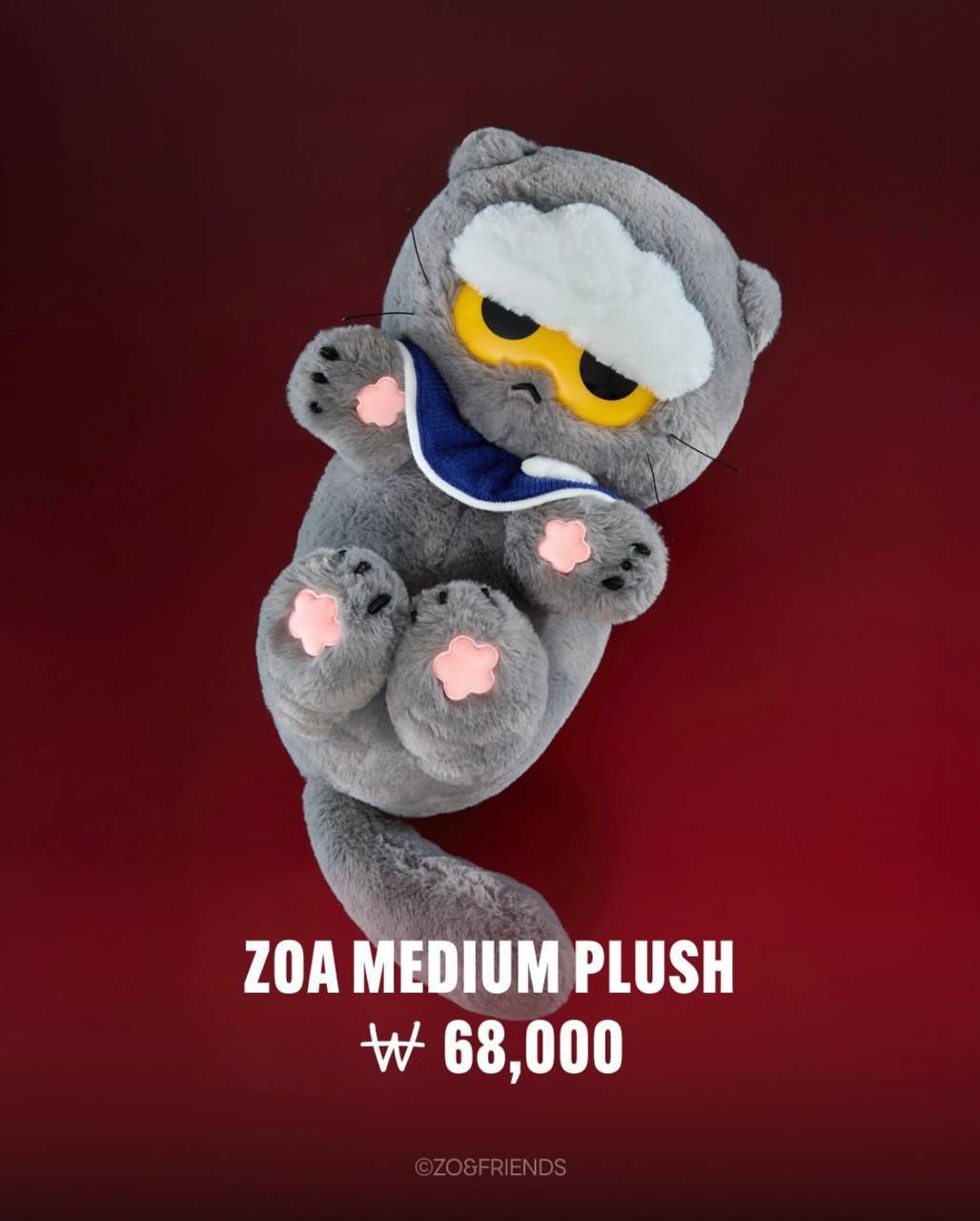 [KADD] G-Dragon - Zo&Friends - Winter Medium Plush
