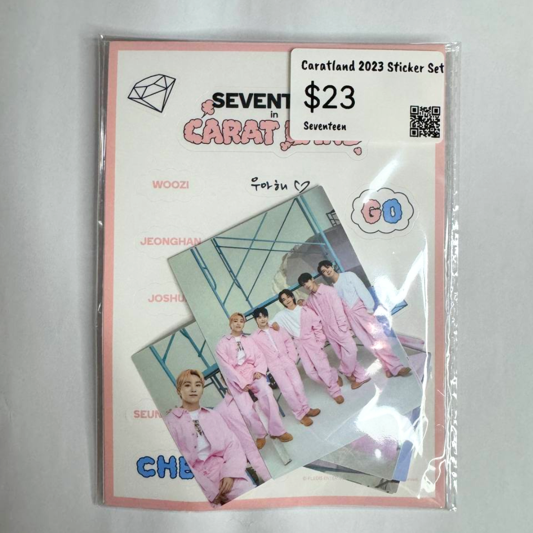 [Lockers] Seventeen - 2023 CARATLAND Sticker Set (Vocal Team)