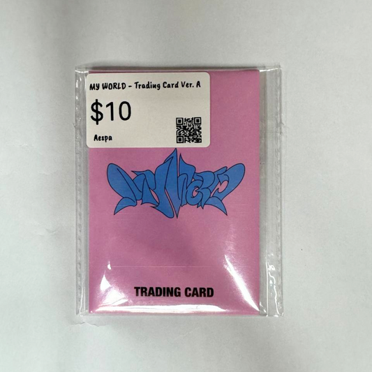[Lockers] Aespa - MY WORLD - Trading Card Ver. A